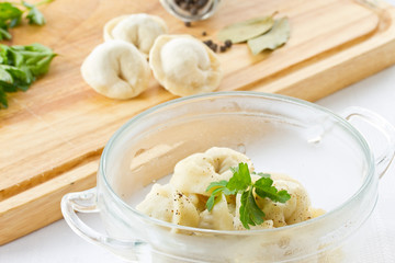 boiled pelmeni