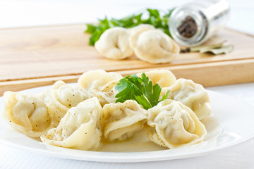boiled pelmeni