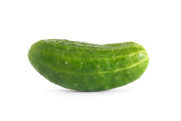 Cucumber On White