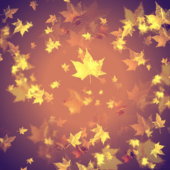 retro autumn background