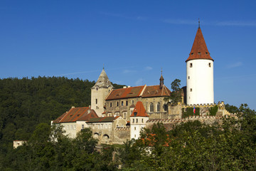 Fototapeta na wymiar The castle of Krivoklat