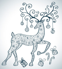 Christmas deer