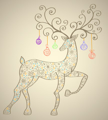 Christmas deer
