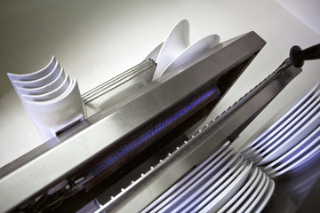 Cuisine, salamandre, assiettes, restaurant, matériel © Redzen