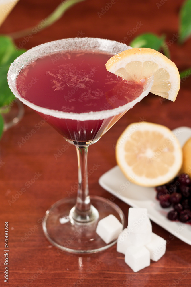 Canvas Prints huckleberry lemon drop martini