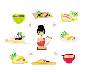Sushi set