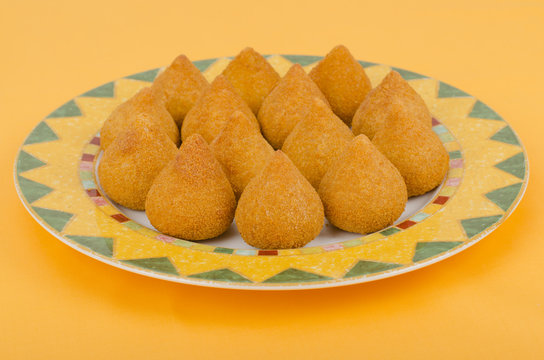 Coxinha - Brazilian deep fried snack filled with chicken