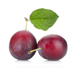 Ripe plums