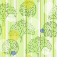 pattern with trees