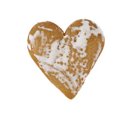 heart cookies isolated