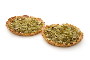 tartelette à la rhubarbe