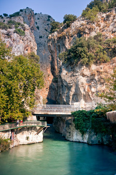 Canyon entrance - Saklikent and Xanthos River / Turkey