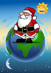santa claus on earth