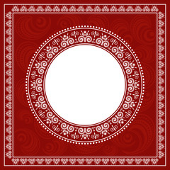 Christmas and New Year greeting card