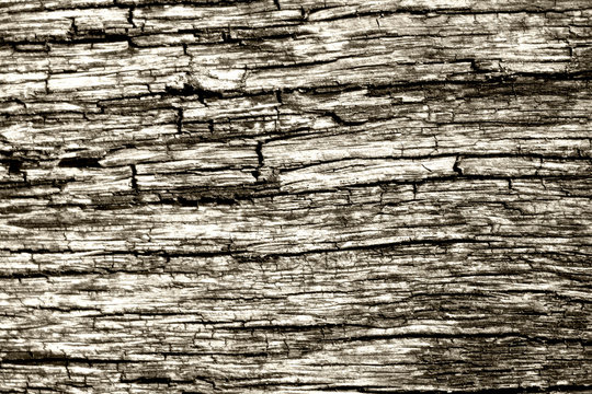 altes rissiges Holz...