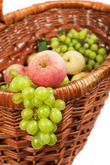 apples and grapes