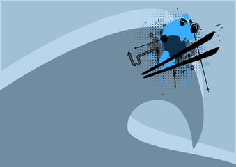 Winter sport background