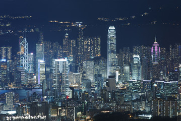 Fototapeta na wymiar Hong Kong City Night