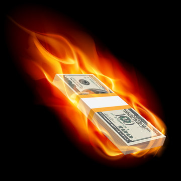 Burning dollars