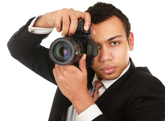Fototapeta premium A professional photographer