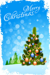 Merry Christmas Greeting Card