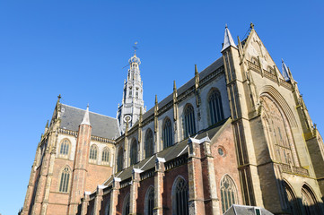 Grote Kerk (St. Bavokerk) in Haarlem, Netherlands