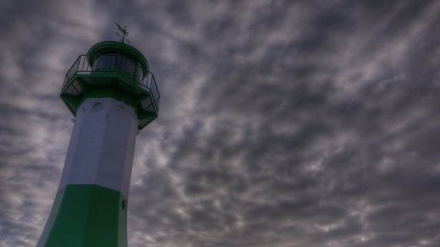 Time lapse Lighthouse in Sassnitz