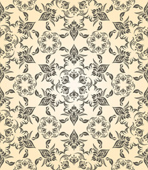 Vector Vintage Seamless Pattern