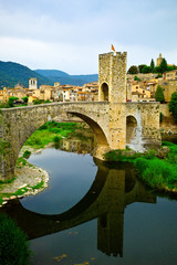 Besalu medieval village