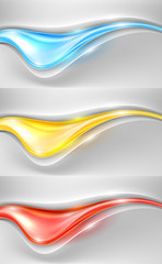 Abstract vector background set