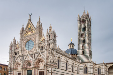 Santa Maria della Scala, a church in Siena, Tuscany, Italy.