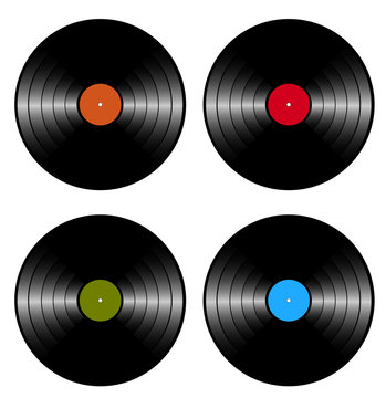 Vinyl Records Vectors