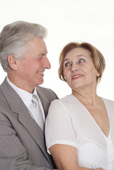 happy couple standing