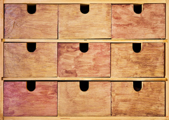 Vintage wooden drawer