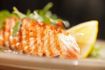 grilled salmon