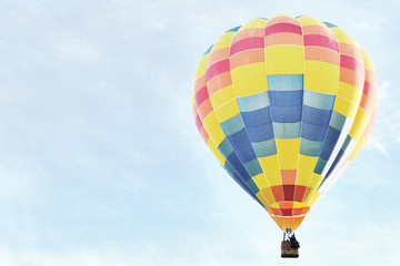 Mongolfiera effetto Tela