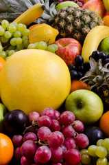 still life multifruit background