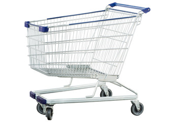 Metal shipping trolley