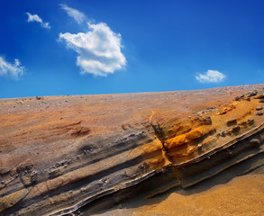Fototapeta na wymiar Park Narodowy Teide Blue Sky skały wulkaniczne