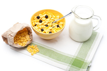 Cereal and milk