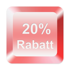 Einkauf minus 20% Rabatt