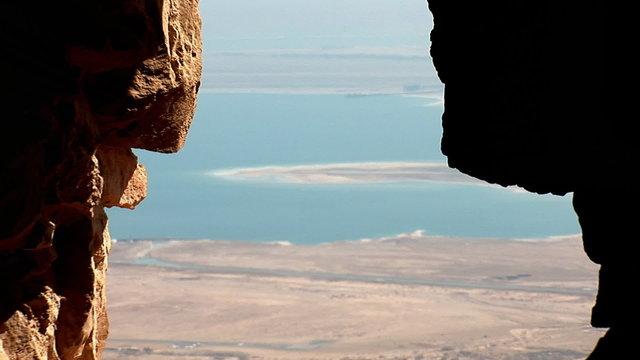view from Masada: Dea Sea