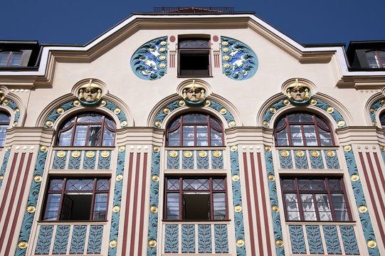 M&uuml;nchen Jugendstilhaus Ainmillerstra&szlig;e 22