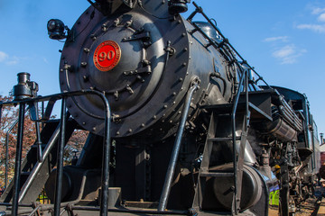 historical steam train