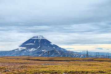 Obraz premium Volcano, Kamchatka, Russia