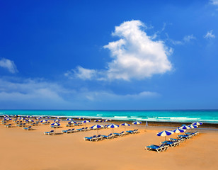 Obraz premium Adeje Beach Playa Las Americas in Tenerife