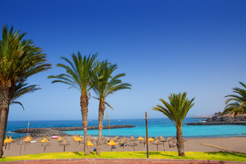 Fototapeta premium Adeje coast Las americas beach in south Tenerife