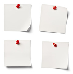 white note paper office business
