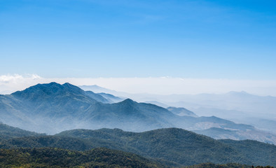 Mist at Tropical Mountain