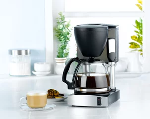 Foto op Canvas Coffee maker and boiler machine for home use and banquet © John Kasawa